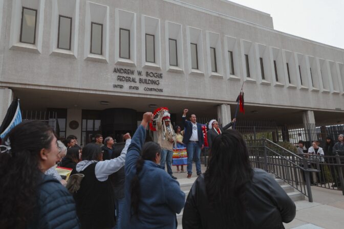 Temporary Restraining Order Granted Protecting Pe’ Sla: Pe’ Sla protectors attended today’s hearing at the federal courthouse, yielding a positive outcome